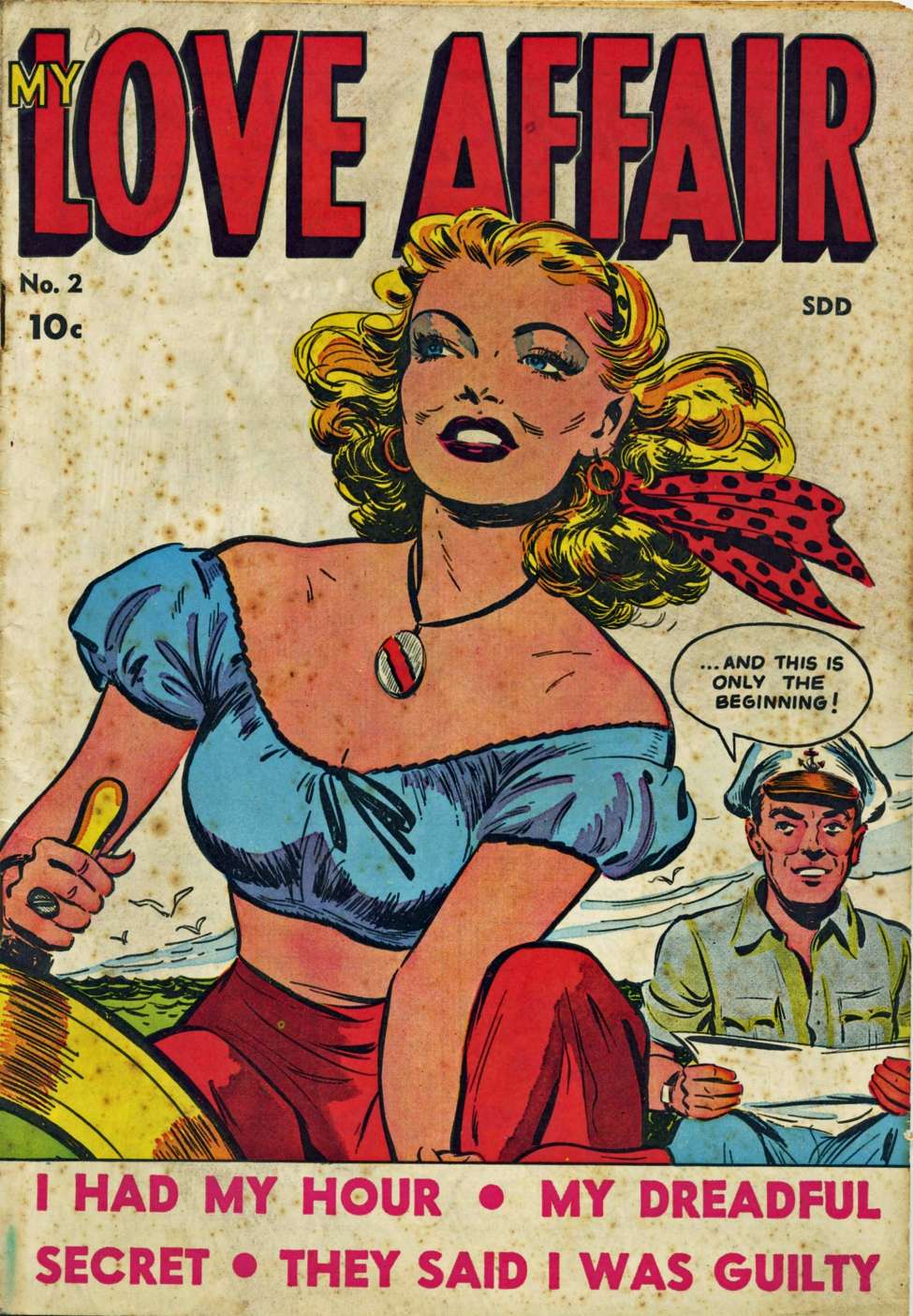Comic Book Cover For My Love Affair 2