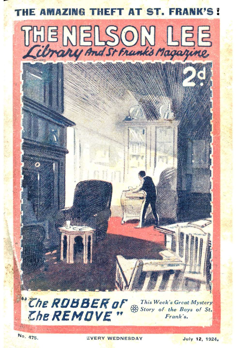 Book Cover For Nelson Lee Library s1 475 - The Robber of the Remove