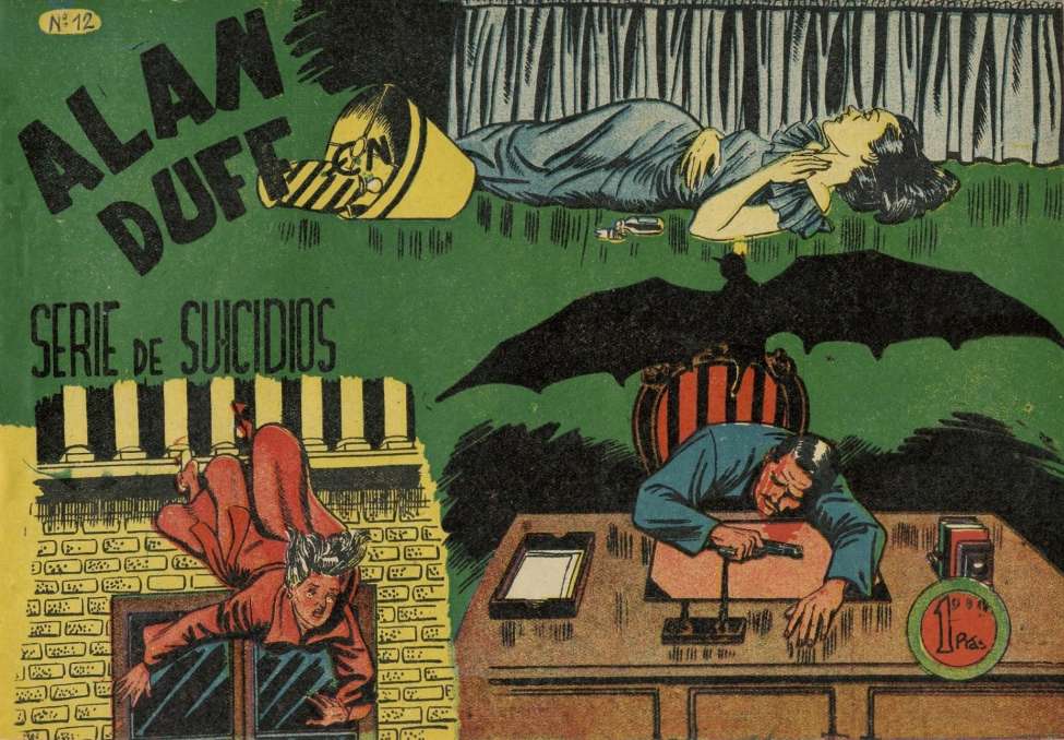Book Cover For Alan Duff 12 Serie de suicidios