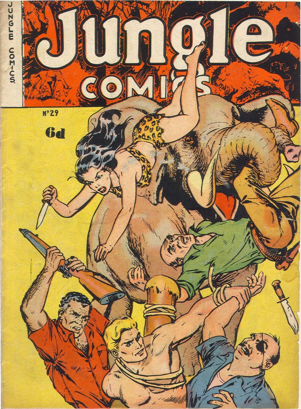 Book Cover For Jungle Comics 29