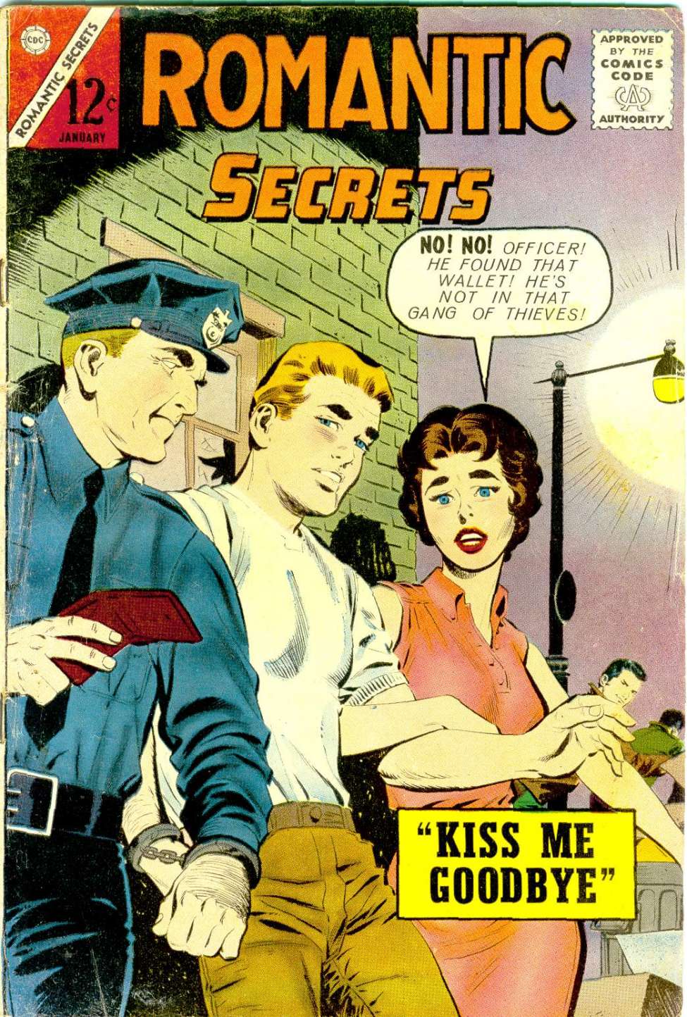 Comic Book Cover For Romantic Secrets 42