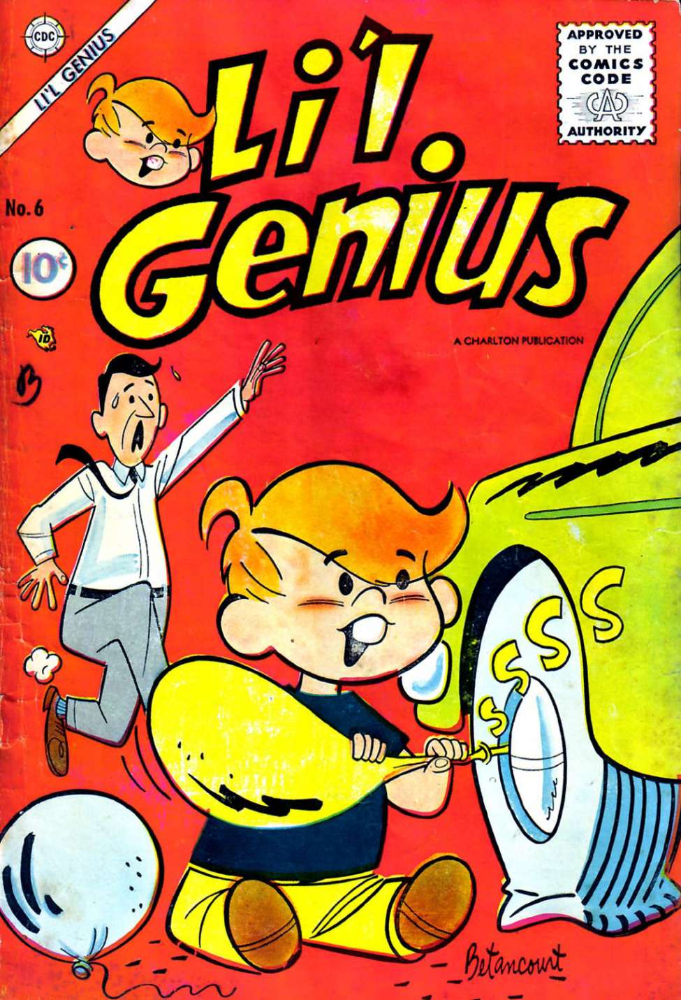 Book Cover For Li'l Genius 6