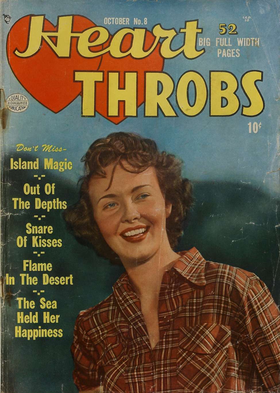 Book Cover For Heart Throbs 8