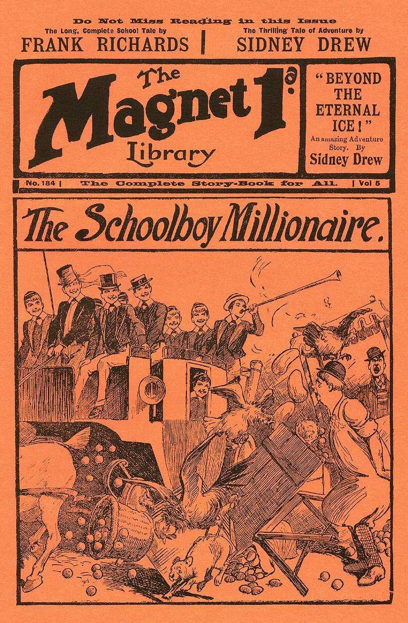 Book Cover For The Magnet 184 - The Schoolboy Millionaire