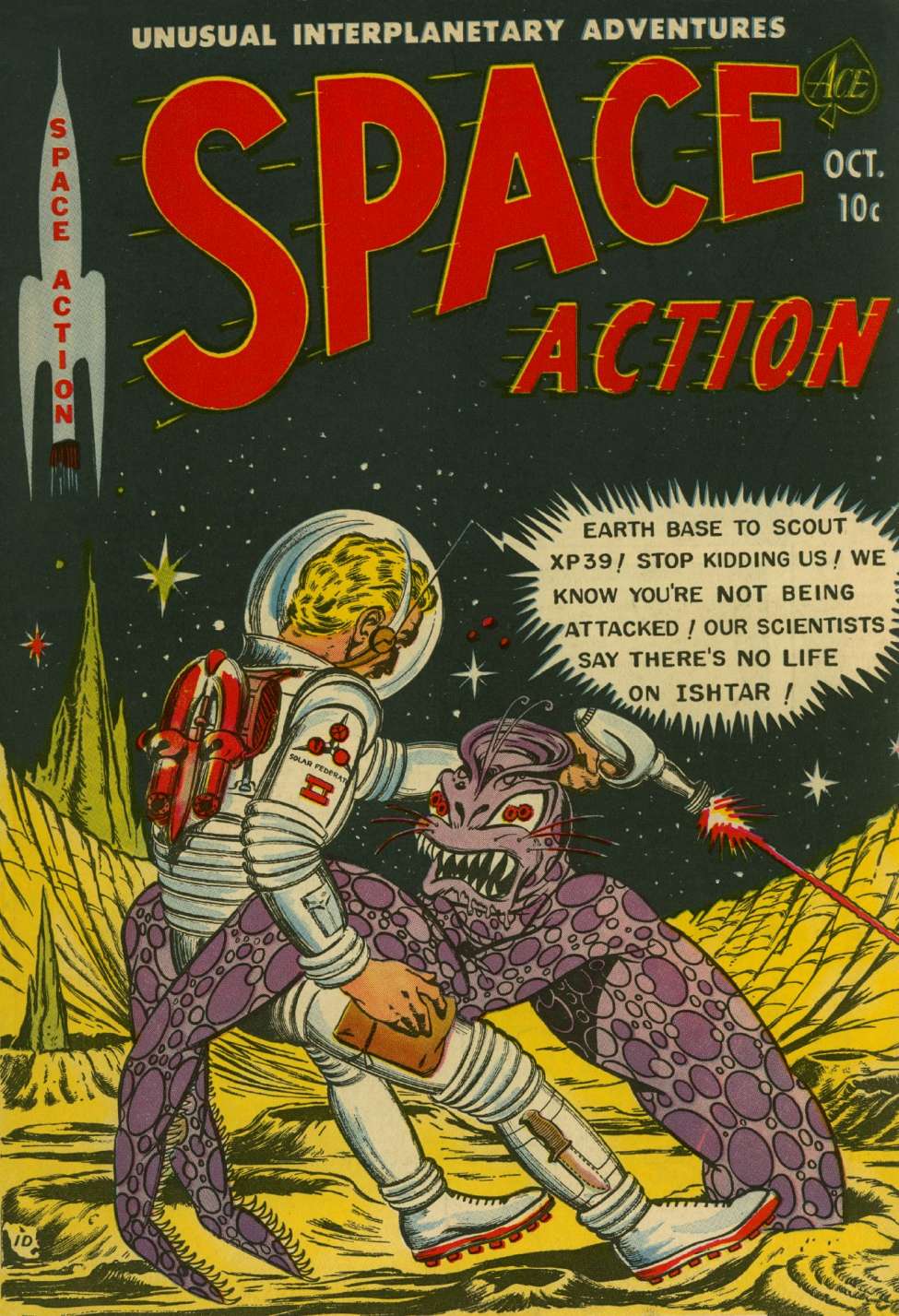 Book Cover For Space Action 3