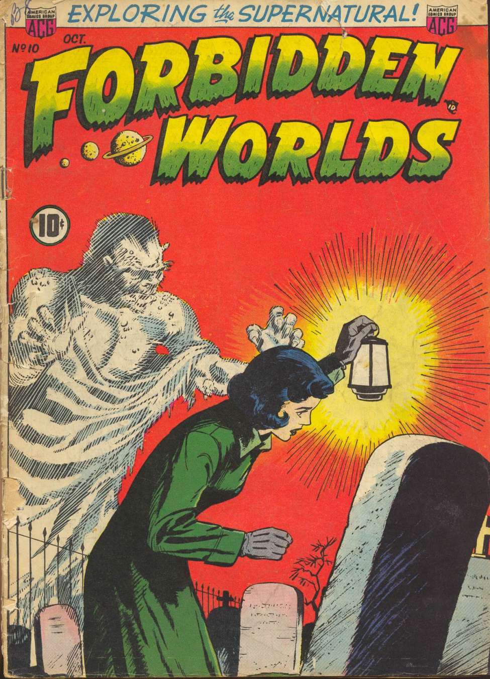 Comic Book Cover For Forbidden Worlds 10