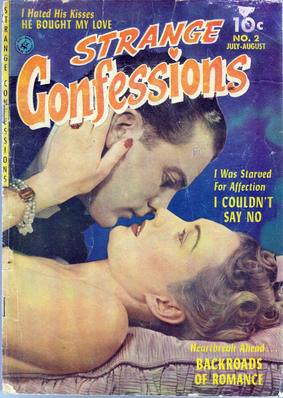 Comic Book Cover For Strange Confessions 2