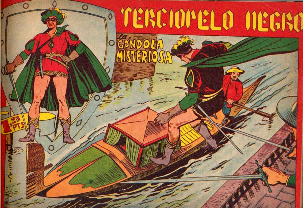 Comic Book Cover For Terciopelo Negro 3 - La gondola misteriosa