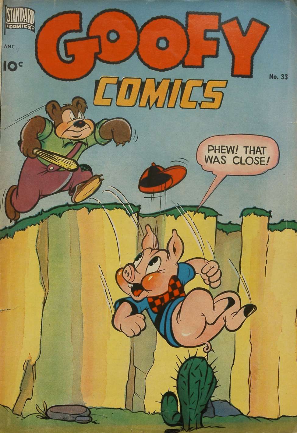Comic Book Cover For Goofy Comics 33