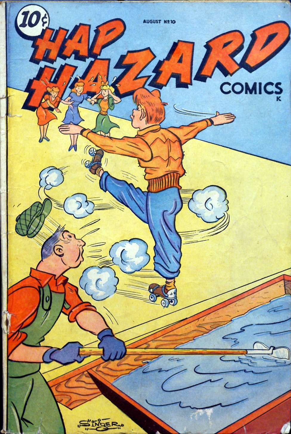 Comic Book Cover For Hap Hazard Comics 10