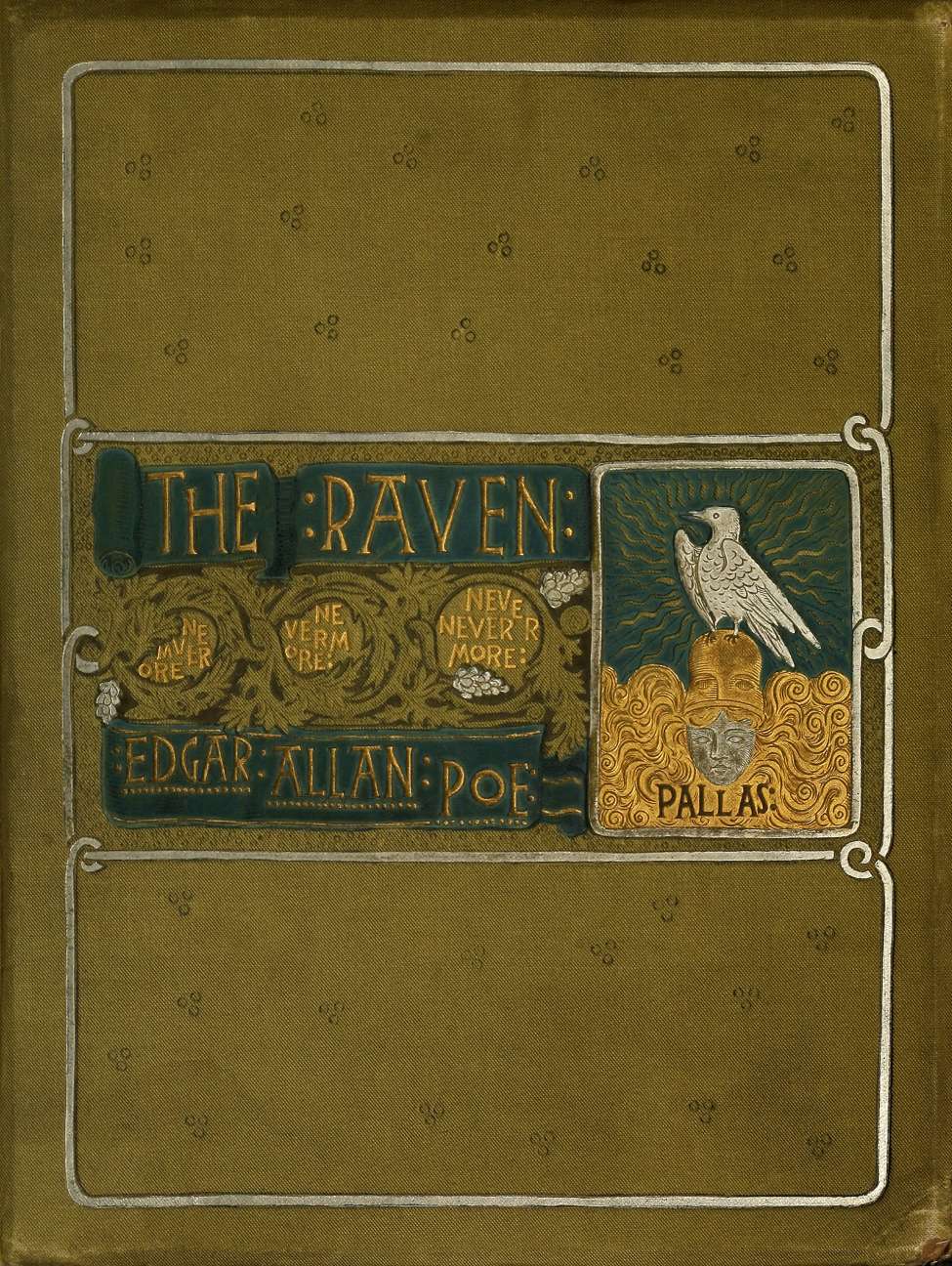 Book Cover For The Raven - Edgar Allan Poe