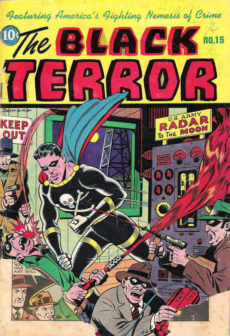 Comic Book Cover For The Black Terror 15 - Version 1
