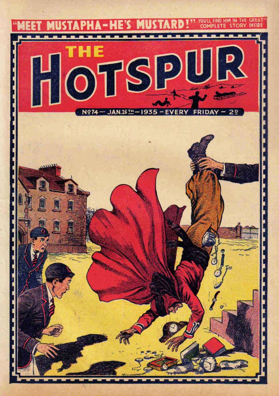 Comic Book Cover For The Hotspur 74