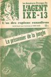 Cover For L'Agent IXE-13 v2 604 - Le prisonnier de la jungle
