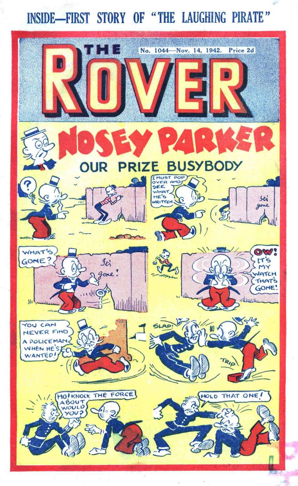 Comic Book Cover For The Rover 1044