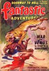 Cover For Fantastic Adventures v4 3 - War on Venus - Edgar Rice Burroughs