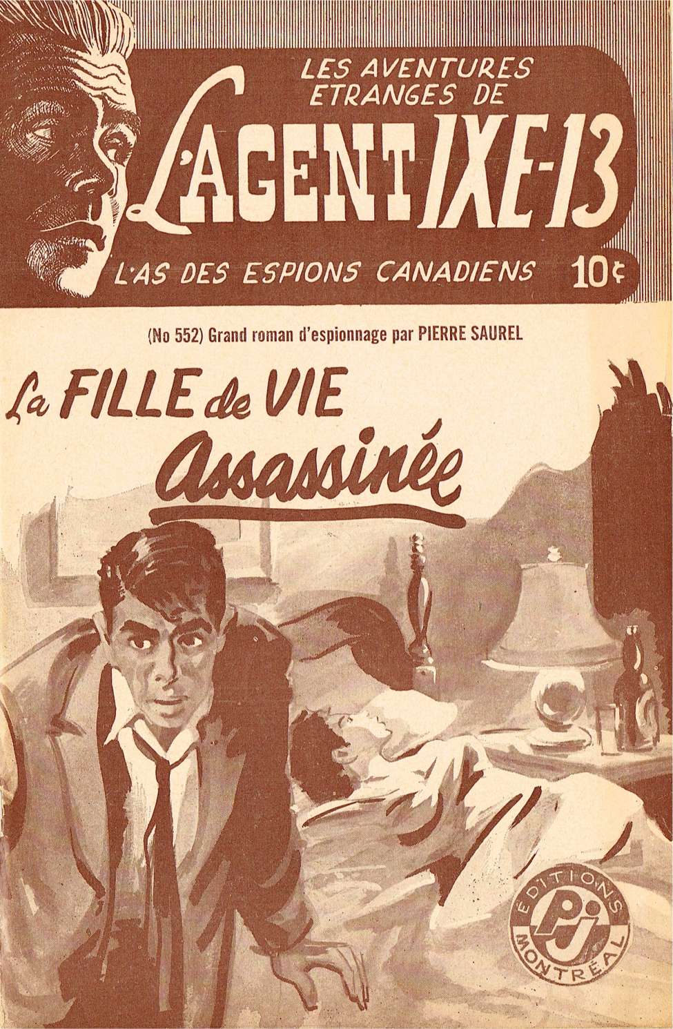 Book Cover For L'Agent IXE-13 v2 552 - La fille de vie assassinée