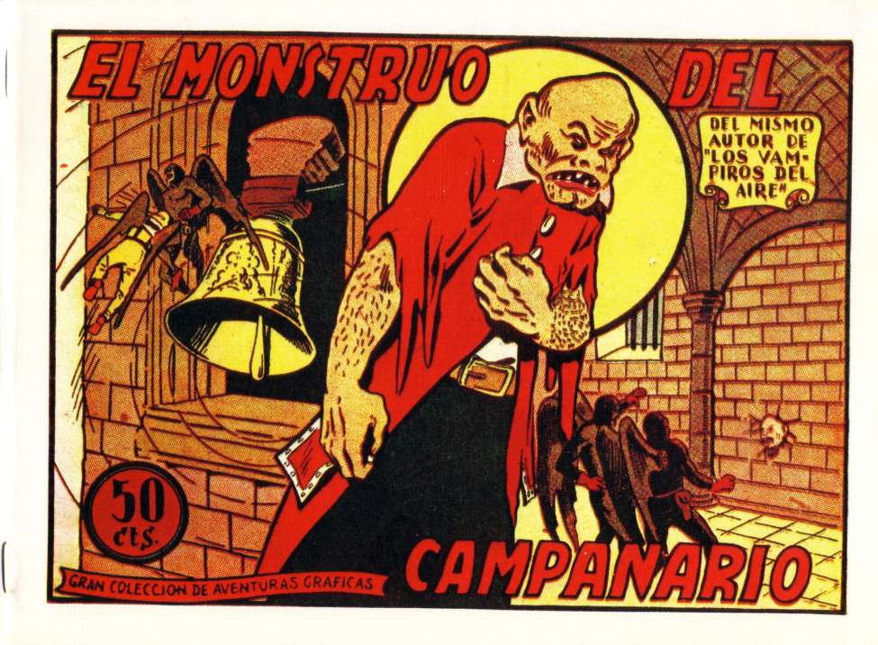 Comic Book Cover For Los Vampiros del Aire 8 - El Monstruo del Campanario
