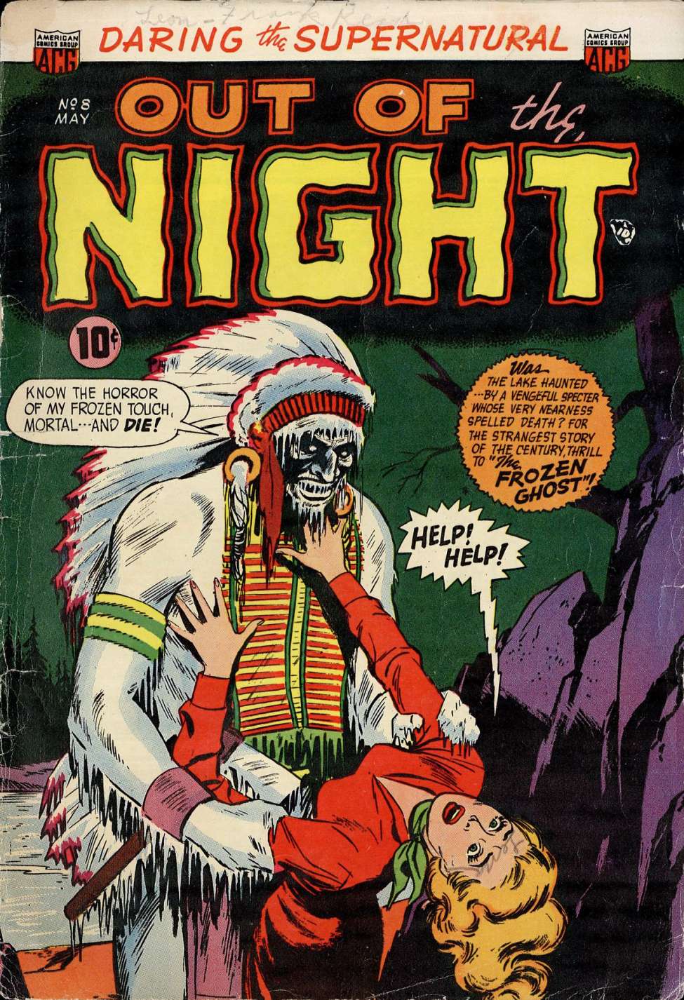 Comic Book Cover For Out of the Night 08