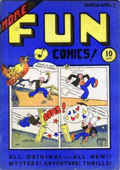 Comic Book Cover For More Fun Comics 9