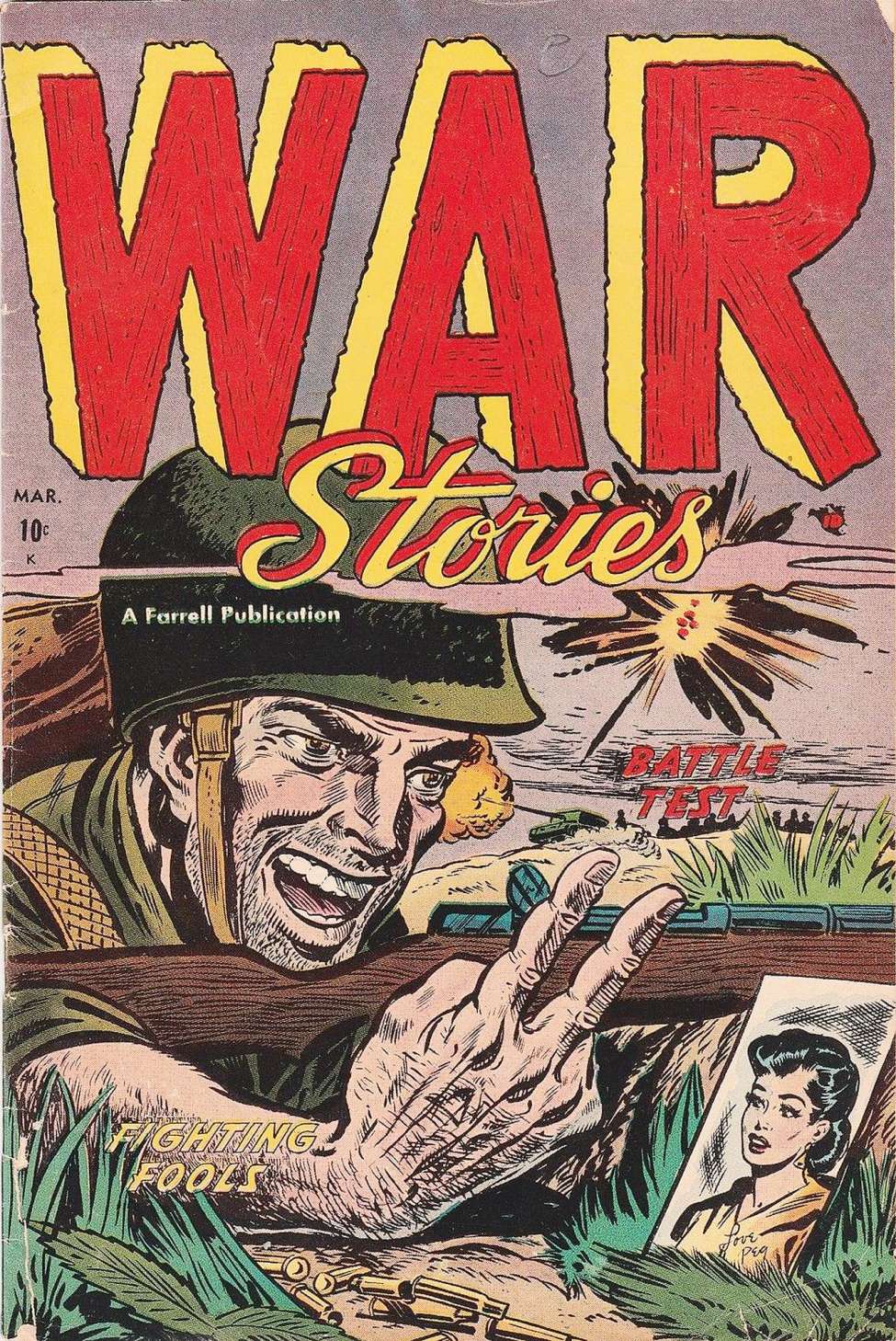 Comic Book Cover For War Stories 4