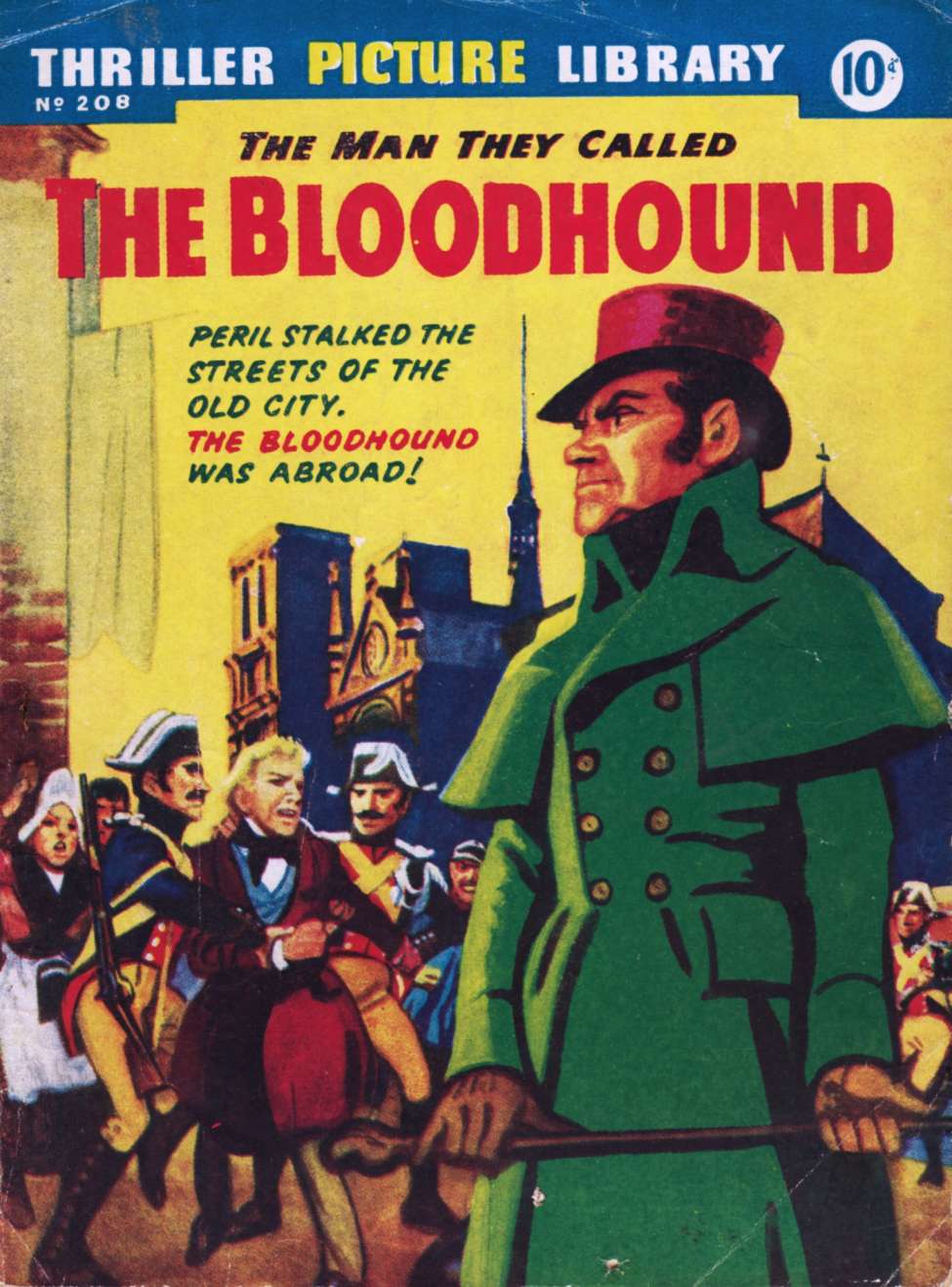 Book Cover For Thriller Picture Library 208 - The Man They Called the Bloodhound