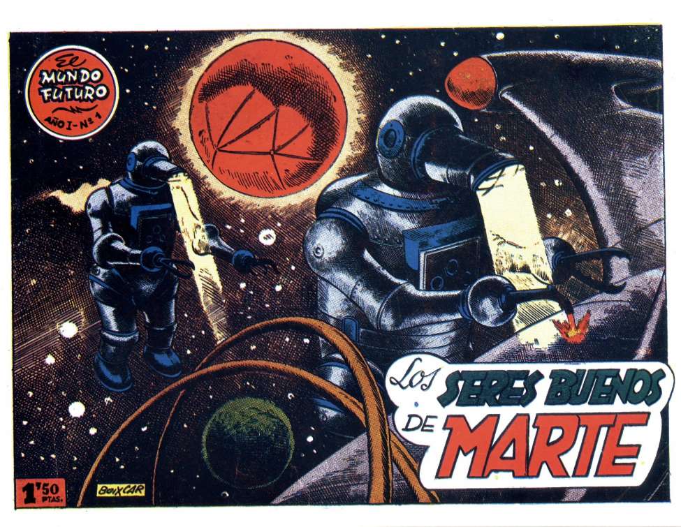 Comic Book Cover For Mundo Futuro 1 Los Seres Buenos de Marte