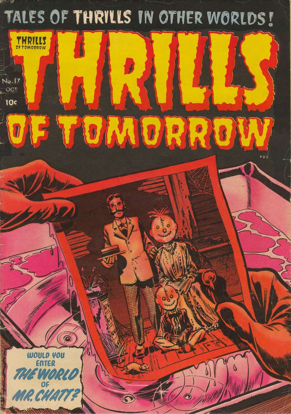 Comic Book Cover For Thrills of Tomorrow 17