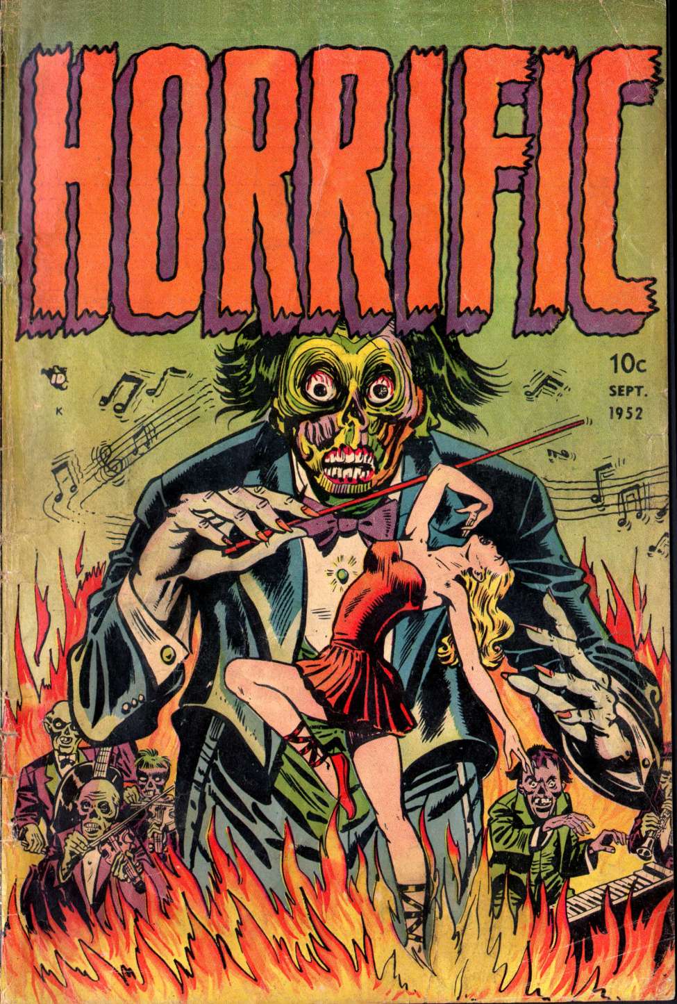 Comic Book Cover For Horrific 1