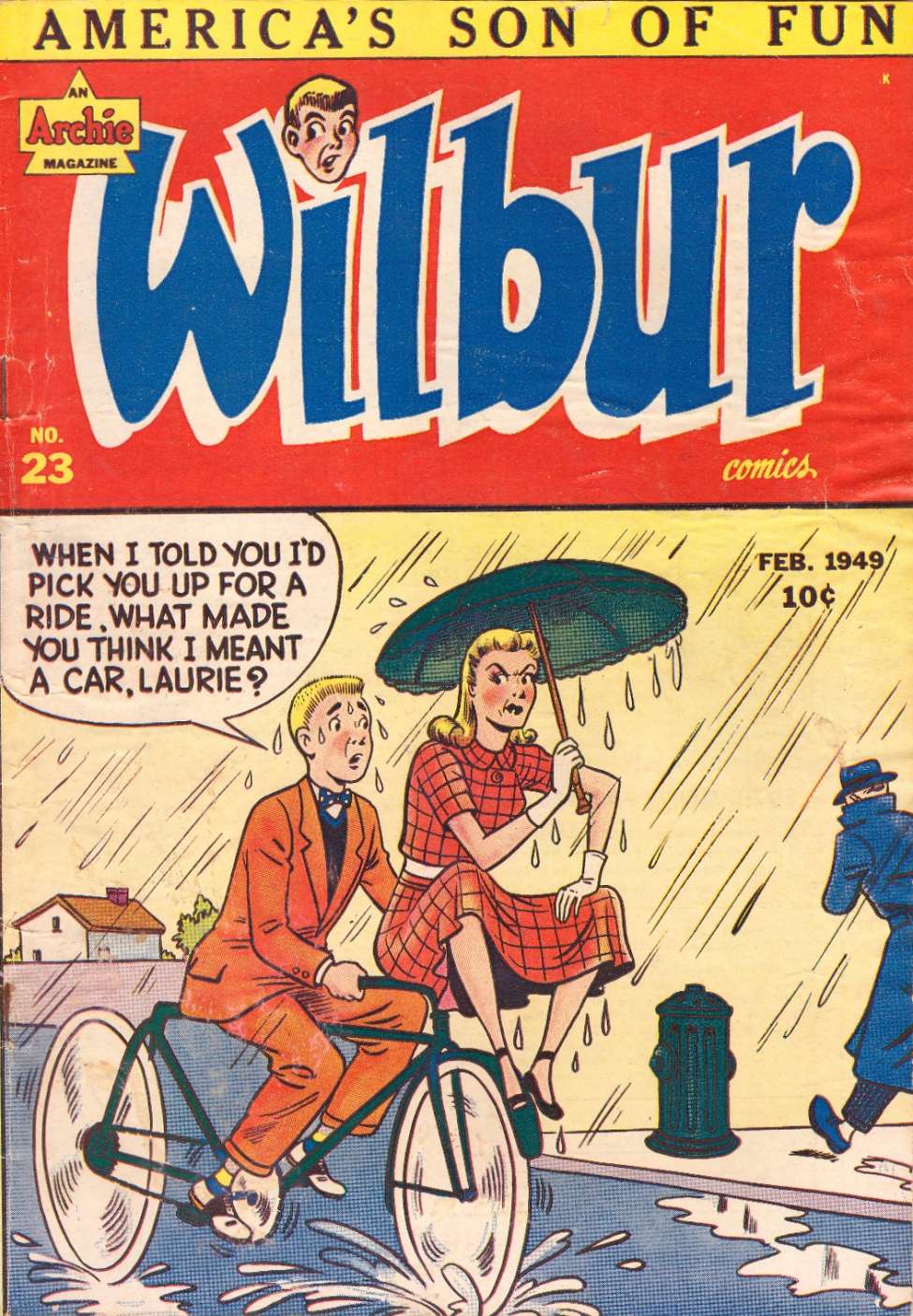 Comic Book Cover For Wilbur Comics 23