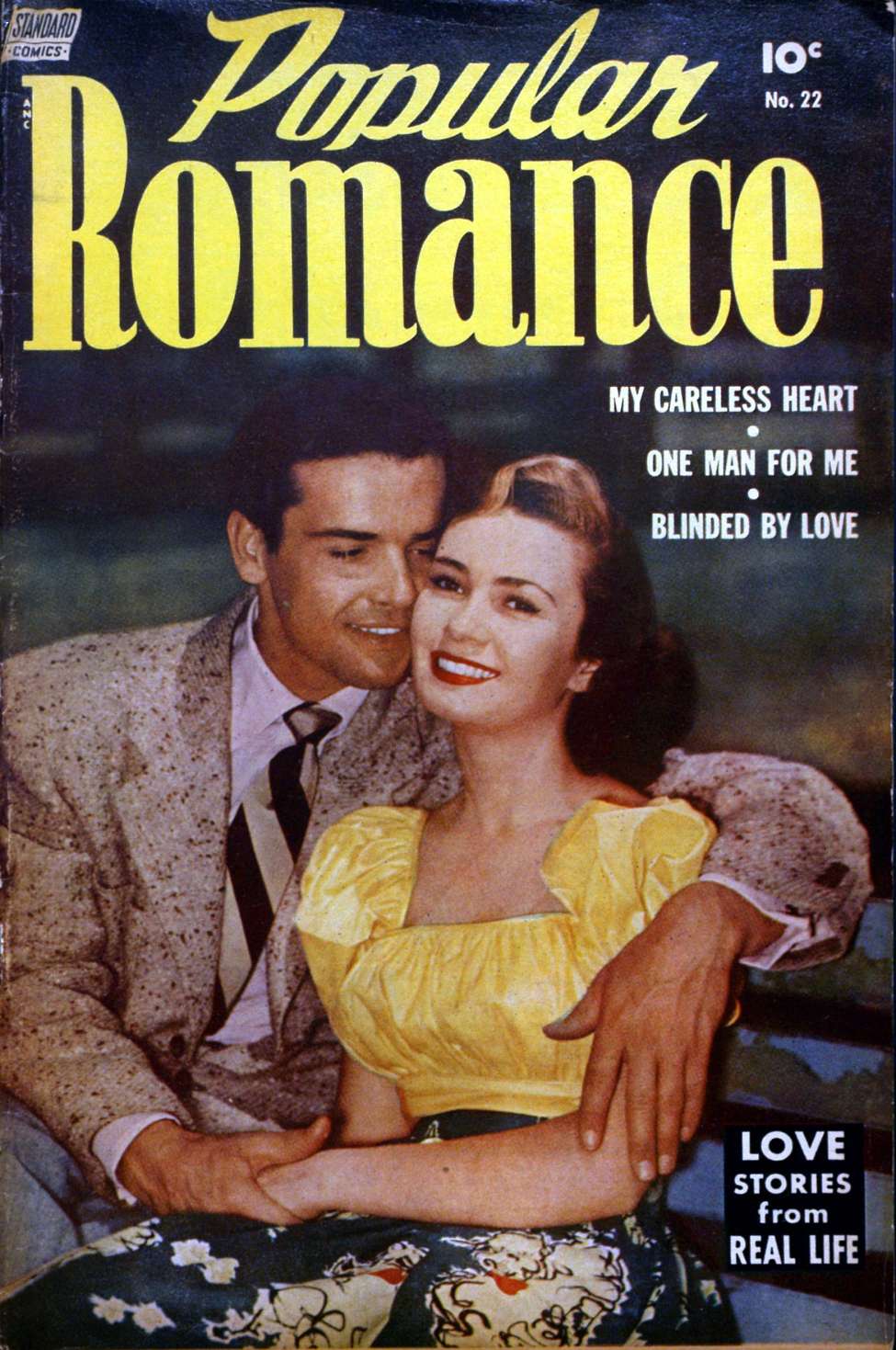 Comic Book Cover For Popular Romance 22