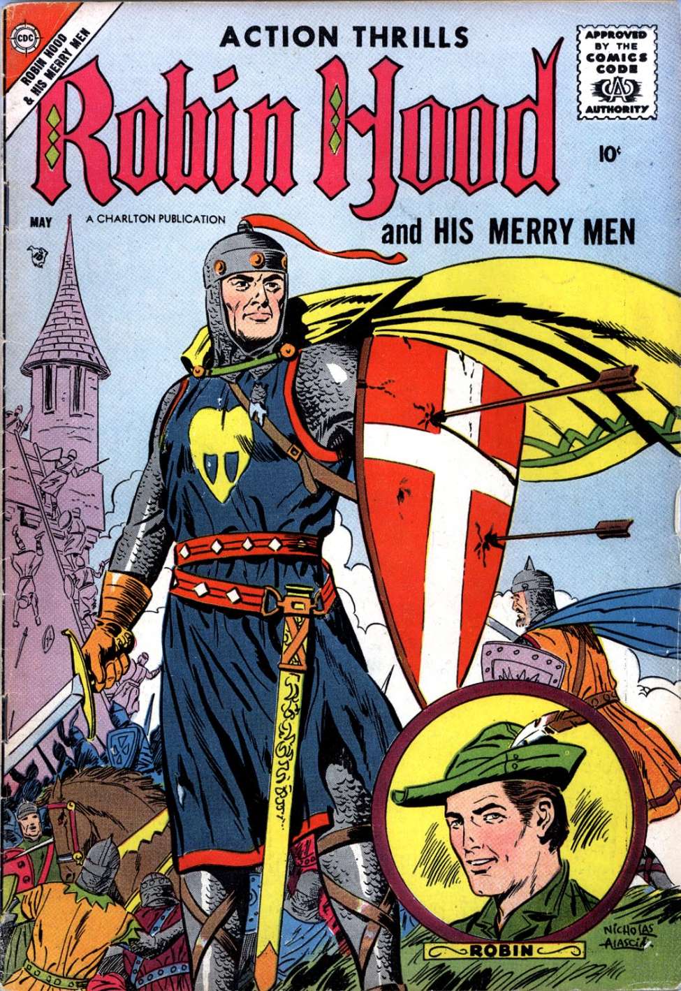 Comic Book Cover For Robin Hood and His Merry Men 37