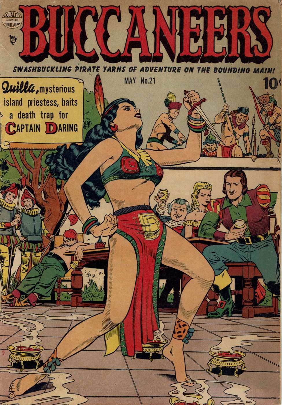 Comic Book Cover For Buccaneers 21 - Version 1