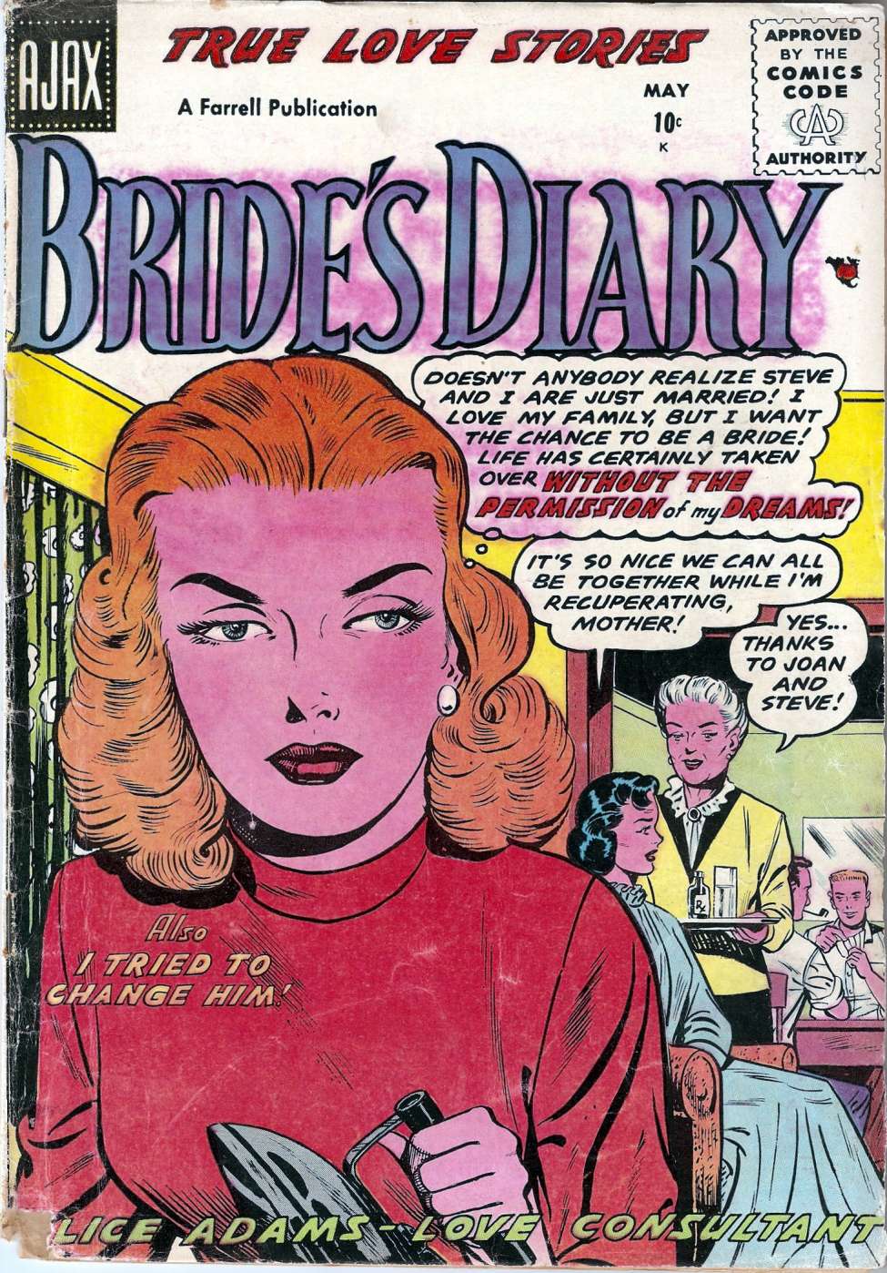 Comic Book Cover For Bride's Diary 9