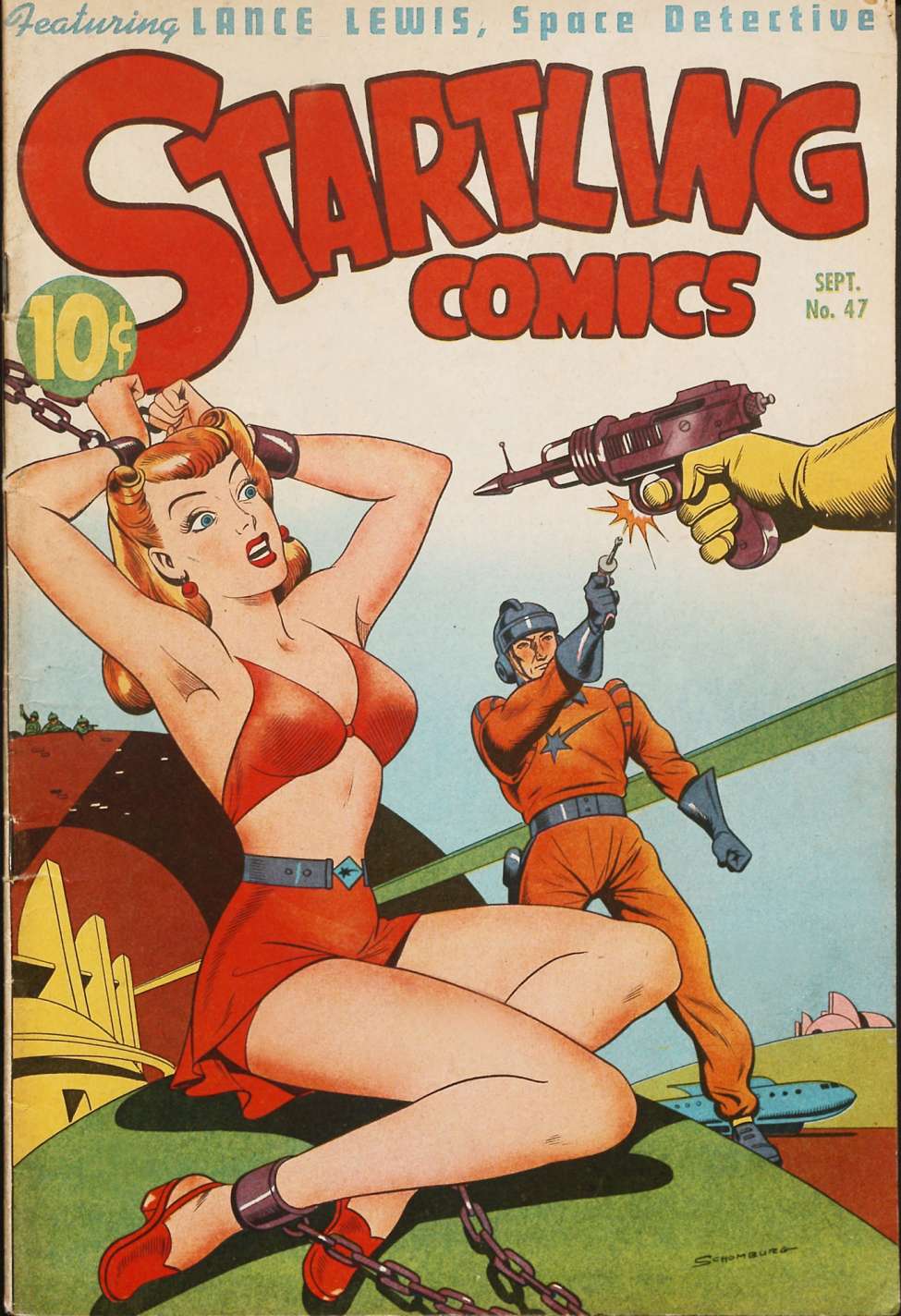 Comic Book Cover For Startling Comics 47