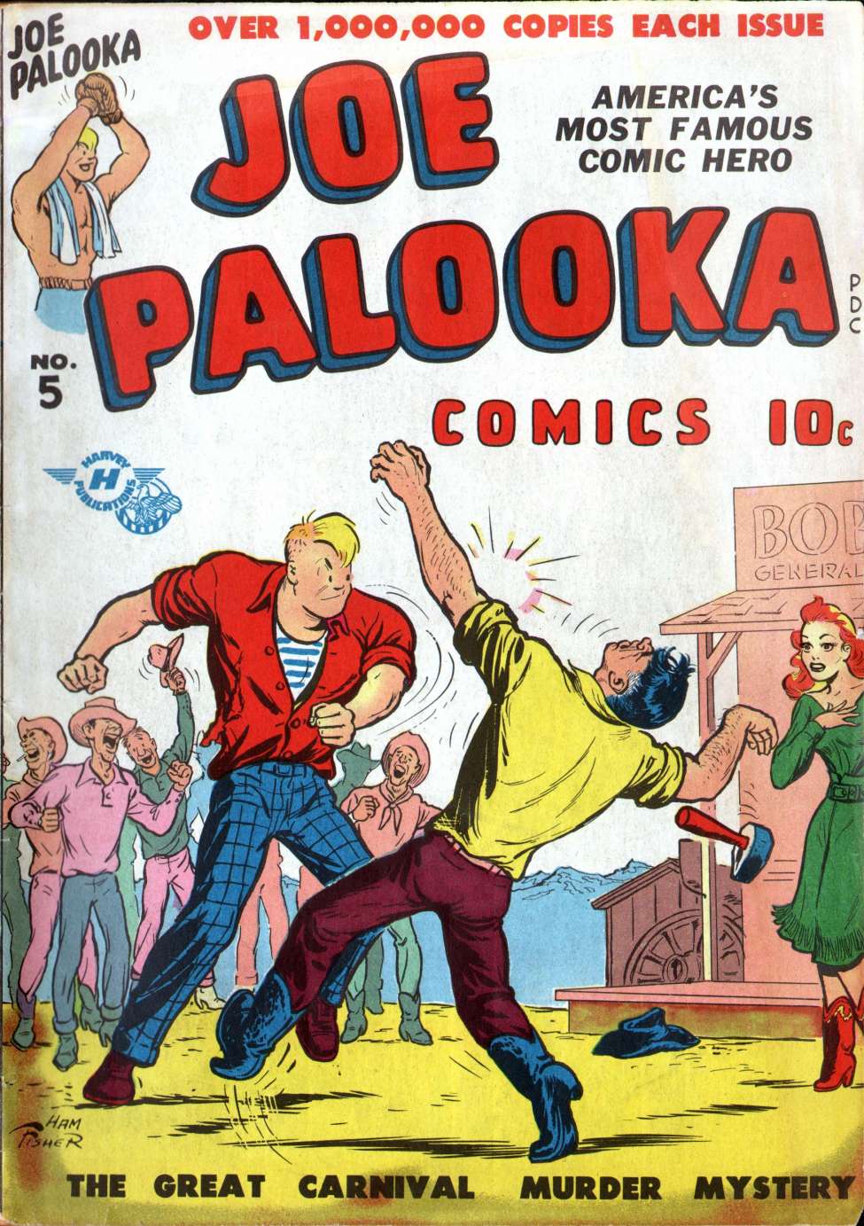 Comic Book Cover For Joe Palooka Comics 5