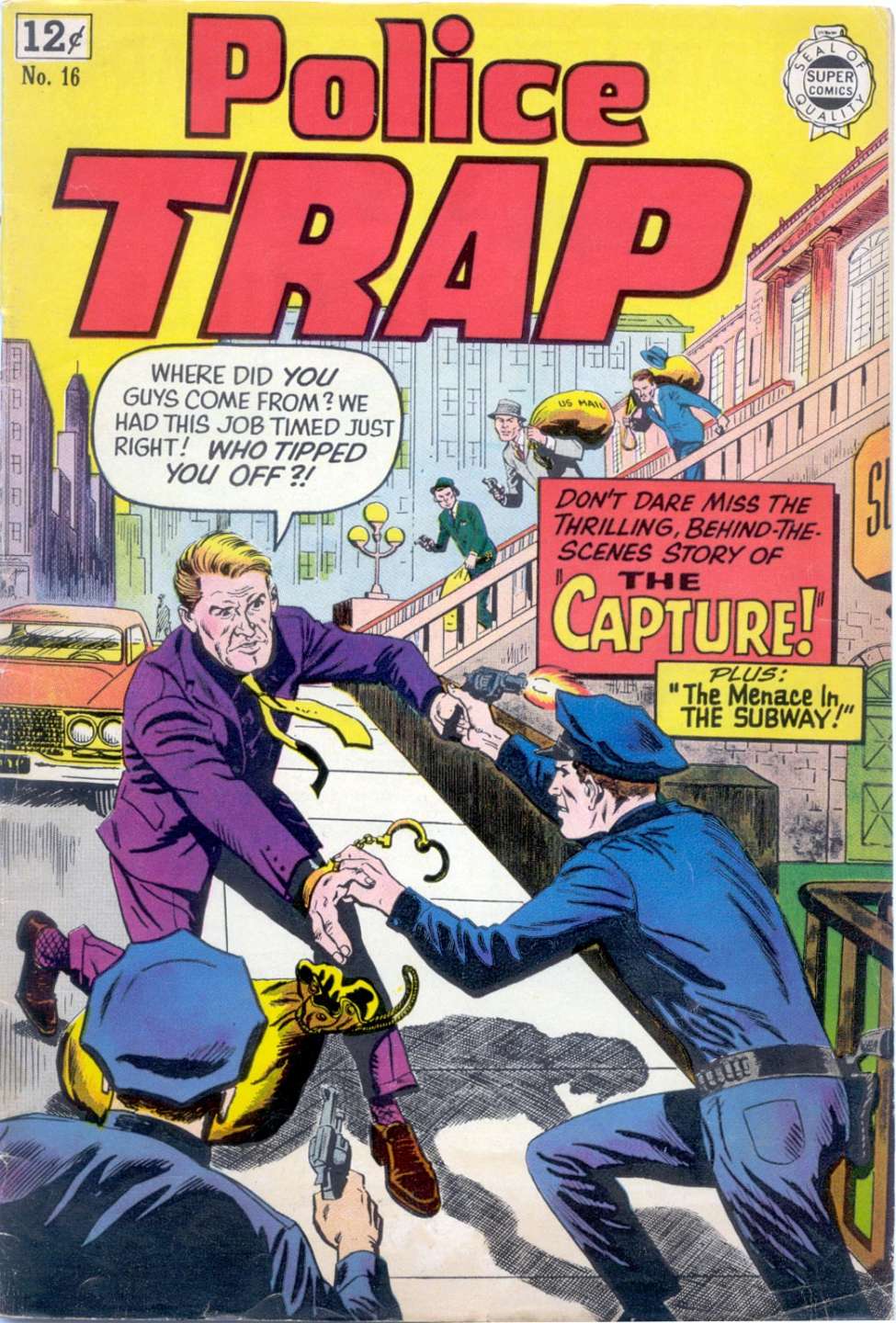 Comic Book Cover For Police Trap 16