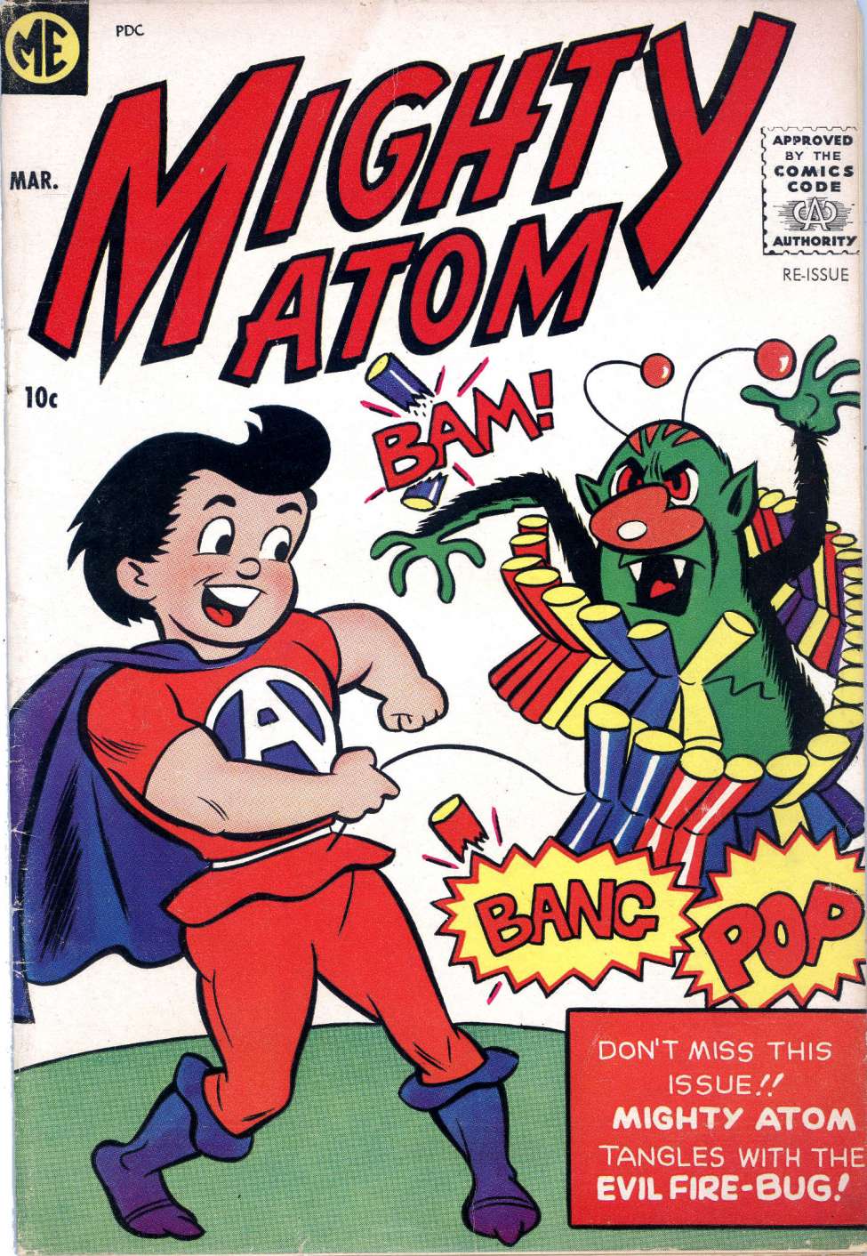 Comic Book Cover For Mighty Atom 3
