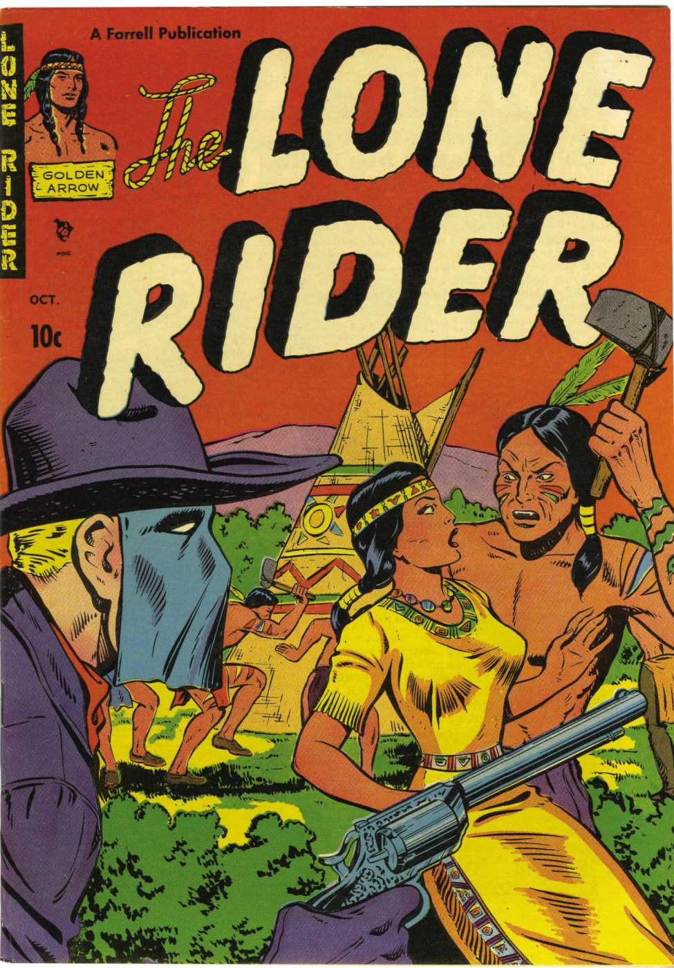 Comic Book Cover For The Lone Rider 4 - Version 1