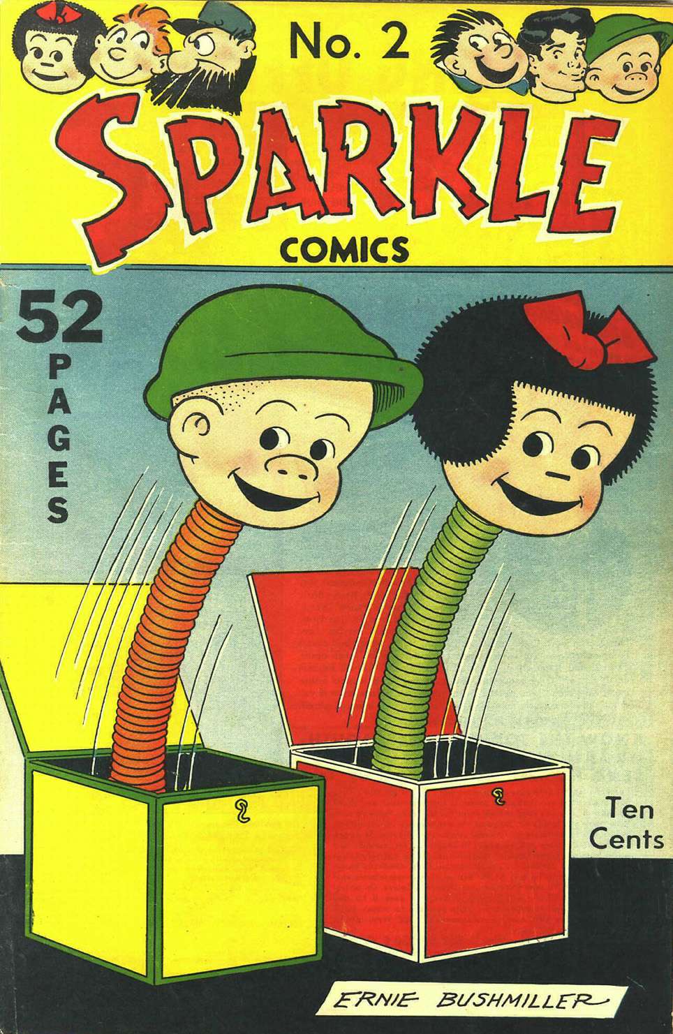 Comic Book Cover For Sparkle Comics 2