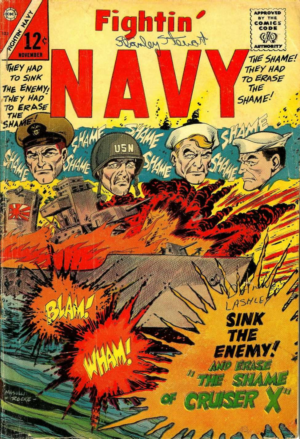 Book Cover For Fightin' Navy 123 - Version 1