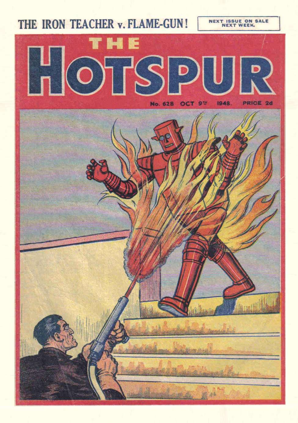 Comic Book Cover For The Hotspur 628
