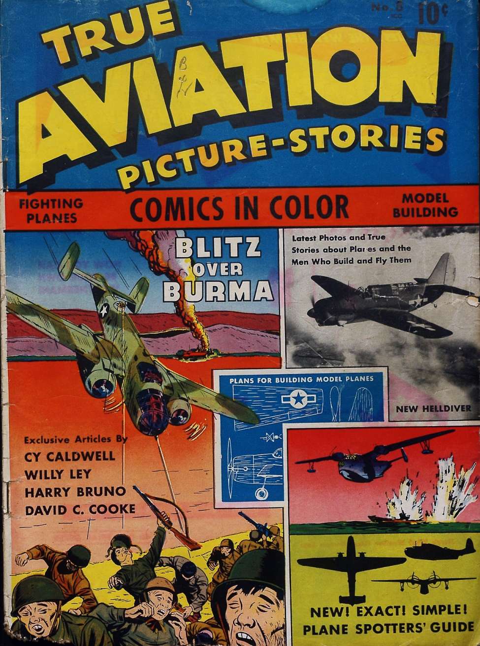 Comic Book Cover For True Aviation Picture Stories 8