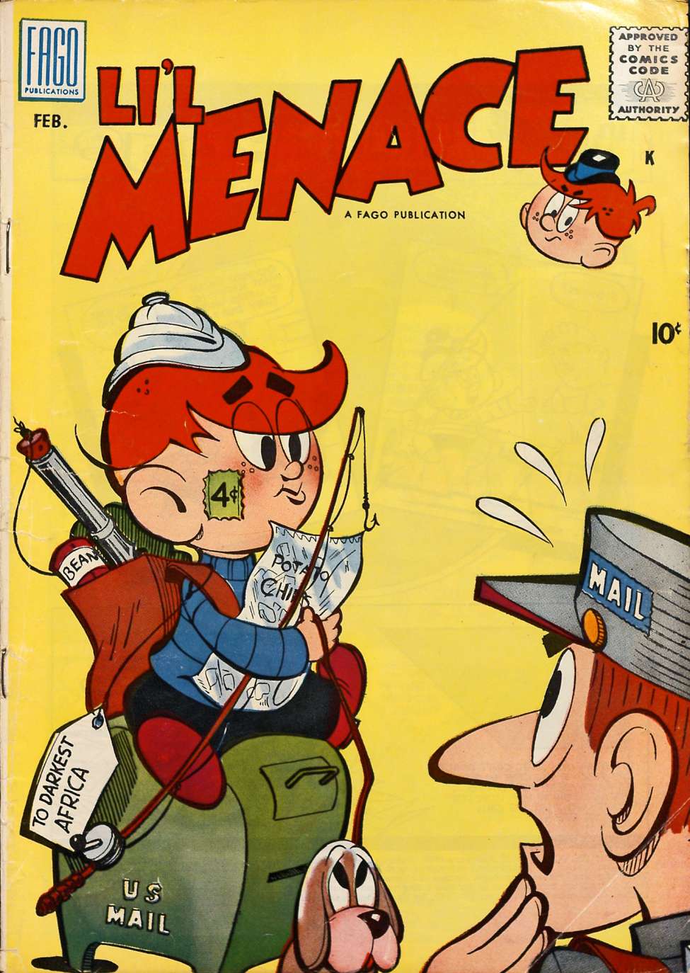 Comic Book Cover For Li'l Menace 2 - Version 3