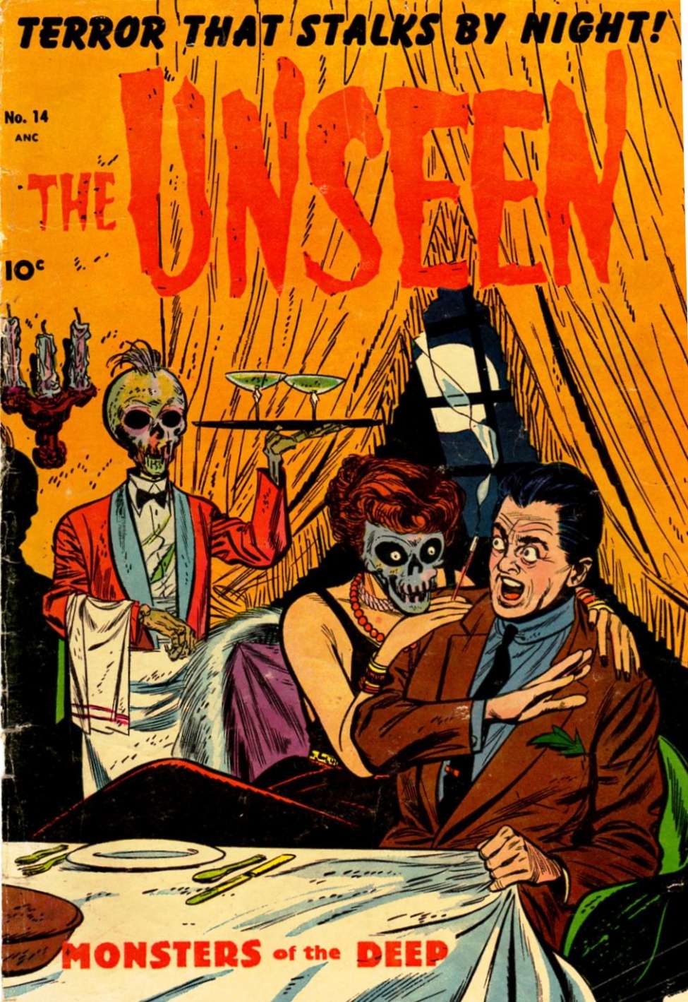 Comic Book Cover For The Unseen 14