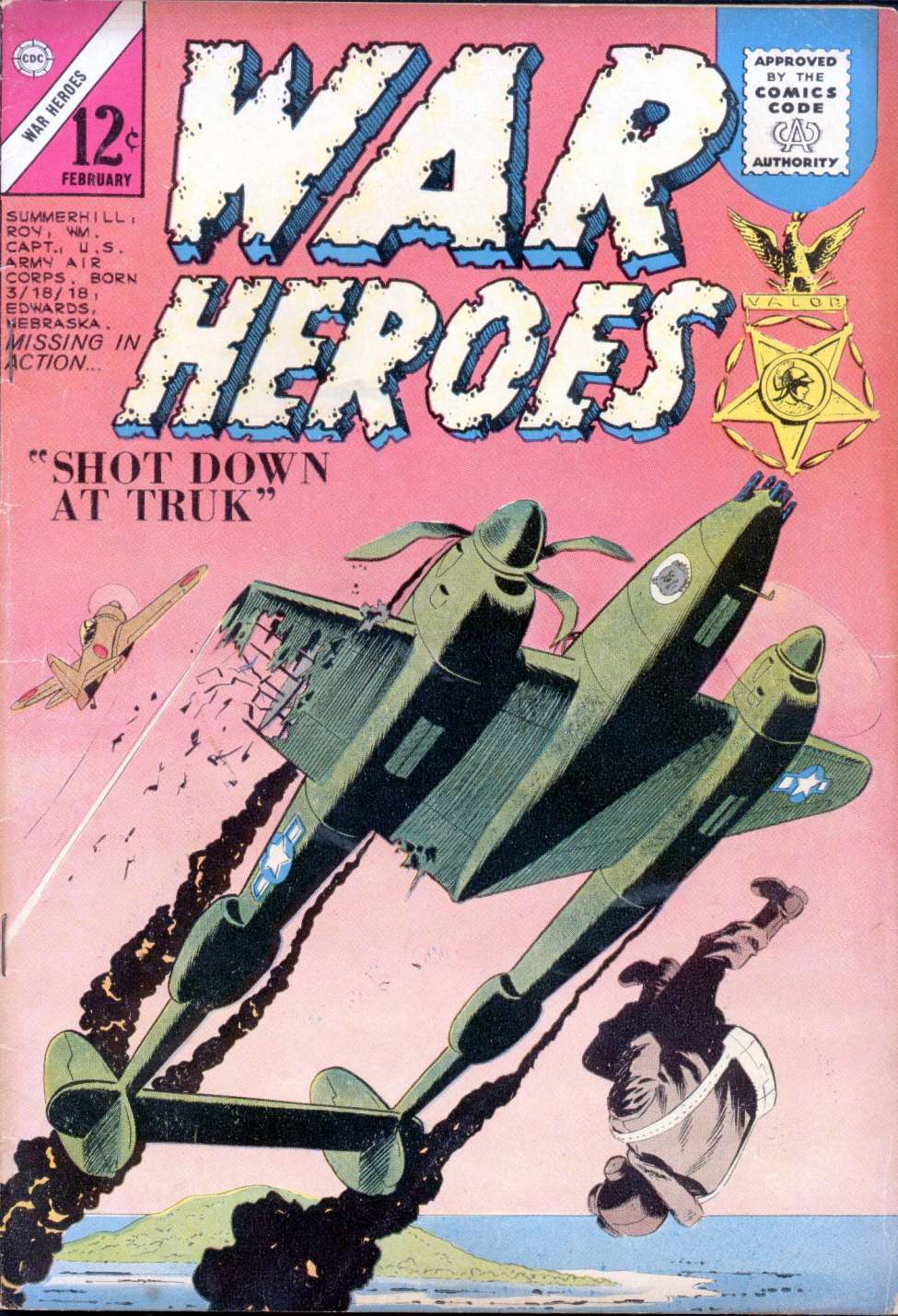 Comic Book Cover For War Heroes 7 - Version 1