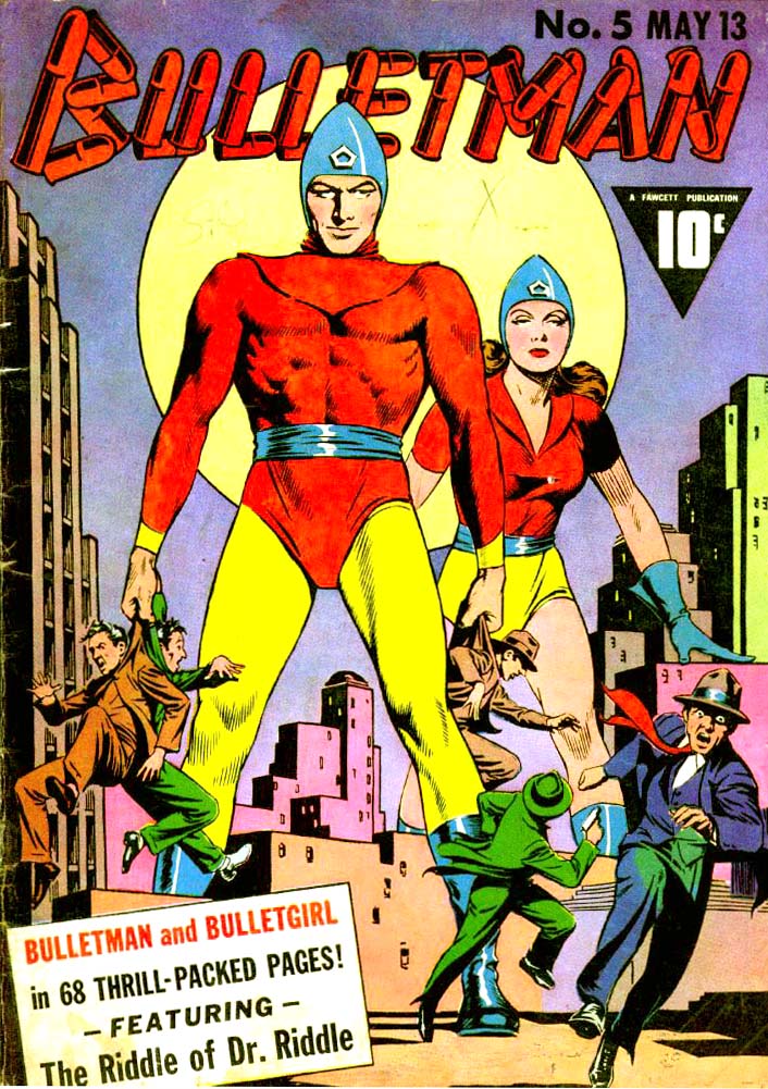 Comic Book Cover For Bulletman 5