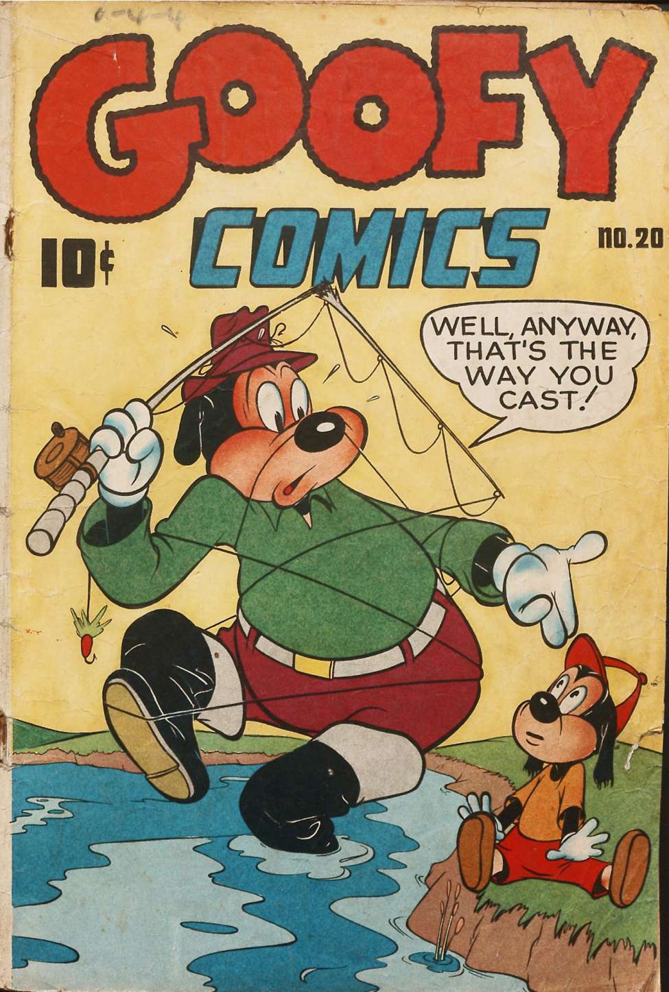 Comic Book Cover For Goofy Comics 20