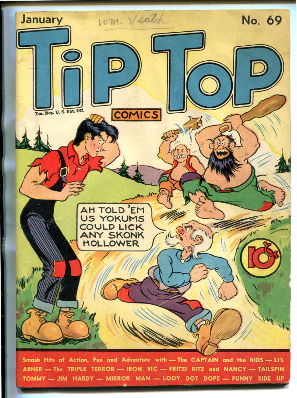 Book Cover For Tip Top Comics 69