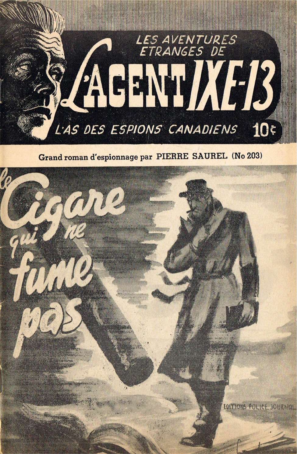 Book Cover For L'Agent IXE-13 v2 203 - Le cigare qui ne fume pas